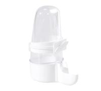 Automatic Bird Feeder for Cage, Clear Food and Water Container, Inside Cage Feeder Drinker for Budgies Cockatiels Parrots Lovebirds Canaries Hummingbirds Pet House Supplies 6.69x3.54 Inches