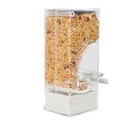Automatic Bird Feeder for Cage,Finches Feeding - Splash-Proof Lovebirds Feeder | for Animal Lovers Trainers Macaw Conure Shelters Zoo Aviaries Living Room Bedroom Study Home Office