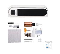 Automatic Blind Opener And Closer, Remote Control Timing Quiet Automatic Window Pusher, Electric Window Pusher, Window Motor APP Remote Control Timing Quiet Automatic Window Pusher(White)