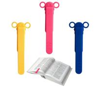 Automatic Bookmark Silicone | 3 Pieces Elephant Smart Reading Clip |3.62x1.38 Inches Reading Record Bookmark For Women Men Kids Readers Home Work Journaling