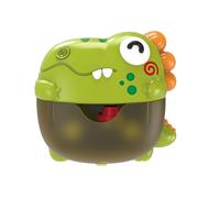 Automatic Bubble Bath Toy with Light-Up Dinosaur and Music, Fun Shower Game for Girls or Boys in Bathroom Pool or Indoor Play, Battery Powered, 17.5x8.5x16cm Size