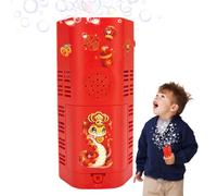 Automatic Bubble Firework Machine, 10-Hole Firework Blower Toy Bubble Machine, Automatic with Lights for Christmas, Wedding Events