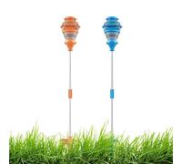 Automatic Bubble Machine - 36.22in Light Sound Bubble Blower, Battery Powered Outdoor Toy, Portable Lawn Game Maker | Colorful Sprayer For Backyard Park Beach Kids Boys Girls Parties