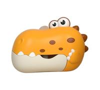 Automatic Bubble Machine, Bath Bubble Blower, Dinosaur Shape Suction Cup Electric Baby Bathtub Toy with Music for Children Age 3+, Birthday, 8.27x6.1x3.15 Inches ABS 500g