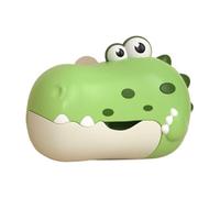 Automatic Bubble Machine, Bath Bubble Blower, Dinosaur Shape Suction Cup Electric Baby Bathtub Toy with Music for Children Age 3+, Birthday, 8.27x6.1x3.15 Inches ABS 500g