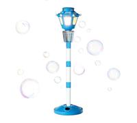 Automatic Bubble Machine with Light Music for Kids, Height Adjustable Standing Bubble Maker Torch Garden Lamp for Home Beach Picnic Pool Birthday Wedding Party