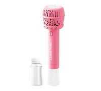 Automatic Bubble Wand | ABS, 11.3in X 3.1in, Multi-Hole Bubble Blower | Soft LED Lights, Leak-Proof Design, 90ml Solution | Electric B́ubble Toy For Kids Ages 3-16