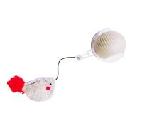 Automatic Cat Ball, Rechargeable Smart Interactive Toy, LED Moving Ball For Indoor Cats, Electric Moving Teasing Ball For Kittens, Automatic Rolling Toy For Cats For Engaging Play 3.15x2.56x2.2 Inches