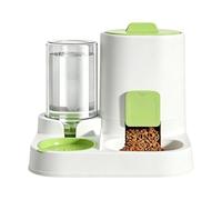 Automatic Cat Feeder 2-in-1 Pet Food & Water Dispenser Visible Storage