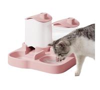 Automatic Cat Feeder and Dispenser, ABS+PP Food and Water Station, 1.8L Feeding Capacity, 2.2L Water Supply, Pet Bowl for Cats Dogs, Home Kitchen Indoor Use