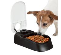 Automatic Cat Feeder, Animals Food Dispenser, 24x13x13cm Timed Auto Pet Feeding, Cat Food Dispenser for Cats and Dogs, Dry and Wet Foods Compatible, Convenient Solution for Pets