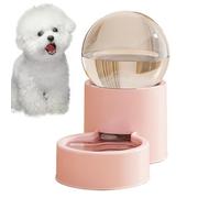 Automatic Cat Feeder Dispenser - Pet Food Water System for Home Use | Large Capacity Container with Continuous Flow Design, Spill Resistant Base, Feeding Drinking Station for Cats Dogs
