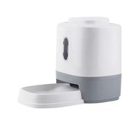 Automatic Cat Feeder, Dog Food Dispenser, 1.5l Interactive Slow Feeding Pet Bowl, Press to Release for Small Medium Puppies, Kittens, 10.16x6.5x8.07 Inches, 660g, ABS Material