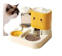 Automatic Cat Feeder, Pet Food and Water Dispenser, 11.42x10.24x9.06 Inches Large Capacity Pet Foods Dispenser for Pets, Dogs, Puppies, Kittens, Rabbits