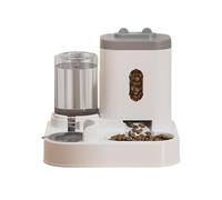 Automatic Cat Feeder - Smart Food Water Dispenser, 2 in 1 with Timed Feeding Design, Auto Feeder with Portion Control, Pet Feeding for Indoor Outdoor Kitten Puppy, Smart Dispenser for Wet Dry Food