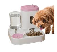 Automatic Cat Feeder - Smart Pet Feeder Food Water Station, Pet Feeders For Cats and Small Dogs | duals Container Dispenser System, For Indoor Cat Dog Kitten Puppy Nutrition Control Management