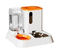 Automatic Cat Food Dispenser - 2 in 1 Transparent Automatic Flow Design Large Capacity, Consistent Dry Meal Release Balanced Hydration Support, Smart Feeding Unit | Indoor Home Kitchen Corner