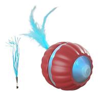 Automatic Cat Toy, 135g Interactive Moving Cat Toys Electric Ball - Automatic Moving Ball Pet Supplies for Kitten and Dog Enrichment, Boredom Exercise, Hunting Training, Keep Them Busy, 7.5x7.5x5cm