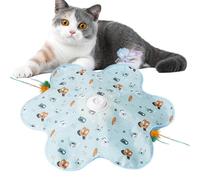 Automatic Cat Toy | 3 Modes Rechargeable Fluttering Butterfly Teaser | Indoor Kitten Exercise Kickers | For Apartment Home Living Room Bedroom Door Floor Play Exercise Travel Cat Enrichment Use