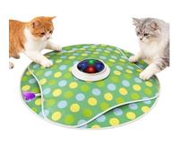 Automatic Cat Toy - Interactive Cat Toy | Automatics Game Withs Cover Design | Electric Moving Cats Toys With Teaser Wand | Smart Automatic Moving Game With Cover Design For Enrichment Exercise Play