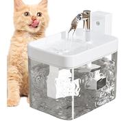 Automatic Cat Water Fountain, 1.5L Water Cat Fountain, Silent Pump Dog Water Dispenser, Automatic Drinking Fountain, Water Fountain Filters, Easy To Use, Portable for Pets Cats Dogs