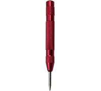 Automatic Center Pin Punch Woodworking Tools Spring Loaded Marking Metal Drill Bits Wood Press Dent Marker Tool(Black1)(Red)