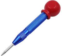 Automatic Center Pin Punch Woodworking Tools Spring Loaded Marking Metal Drill Bits Wood Press Dent Marker Tool(Black1)(Blue1)