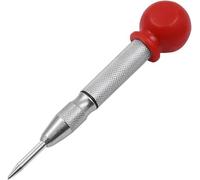 Automatic Center Pin Punch Woodworking Tools Spring Loaded Marking Metal Drill Bits Wood Press Dent Marker Tool(Black1)(Silver1)