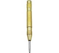 Automatic Center Pin Punch Woodworking Tools Spring Loaded Marking Metal Drill Bits Wood Press Dent Marker Tool(Black1)(Gold)