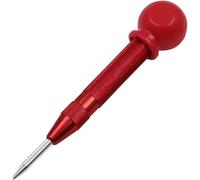 Automatic Center Pin Punch Woodworking Tools Spring Loaded Marking Metal Drill Bits Wood Press Dent Marker Tool(Black1)(Red1)
