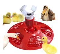 Automatic Chicken Waterer, Poultry Water Feeder with a Refilling System, Watering Cups, Water Dispenser Drinker for Ducks, Chicks, Turkeys, and Quail, 11.81 Inches