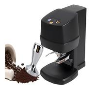 Automatic Coffee Press, 100W Electric Bean Powder with Adjustable Pressure 10-30kg, Automatic Induction Powder Bowl & 58mm Tamper, 50/60Hz, Easy Clean - for Coffee Shops & Home Use, Black