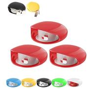 Automatic Cord Reel, 2026 New Retractable Cable Winder Organizer for USB Data Charging Cables, Phone Cords, Headphone Wires, Tangle-Free Portable Storage Case (Red,3PCS)