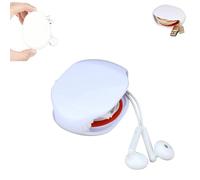 Automatic Cord Reel,Retractable Cable Management Charging Cord Organizer, One-Touch Retraction & Anti-Tangle, for Home Desk, Car, Office, Travel (1PCS White)