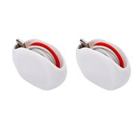 Automatic Cord Reel,Retractable Cable Management Charging Cord Organizer, One-Touch Retraction & Anti-Tangle, for Home Desk, Car, Office, Travel (2PCS White)