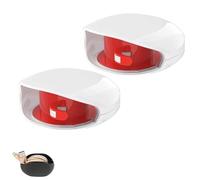 Automatic Cord Reel, Upgrade Retractable Extension Travel Cord Organizer, No More Tangled Cords, for Usb Cables, Headset Cable, Data Charging (White,Two)