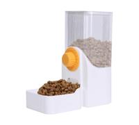 Automatic Dog Feeder, Hangable Cage Dispenser, Twin Food Water System, Space-Saving Design, Durable Pet-Safe Material, Ideal for Small Dogs Cats Hamsters