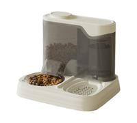 Automatic Dog Feeder, Puppy Food Dispenser, 11.02x9.06x9.06 Inches Splash-Proof Feeding Station, Multi-Pet Households, Portable Pets Feeder for Home, Travel and Vacation