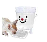 Automatic Dog Water Dispenser - Large Capacity Leakproof Visual Waterer | Dog Water Bowl Dispenser | For Puppy Kitten Pets Animals Home Indoor Outdoor Outside Dorm Travel Watering Drinking