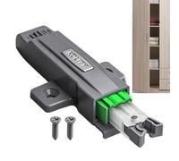 Automatic Door Latch - Cabinet Touch Latch, Push Latch Rebound Rebound Latch, Strong Load Bearing Capacity Push Lock for Drawers Wardrobe Furniture Bedroom Dressers