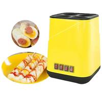 Automatic Egg Roll Maker,4-Hole Egg Sausage Machine,Independent Switch,Automatic Lifting,Sending Bamboo Skewers And Brushes,For Breakfast, Snack Bars, Restaurants, Barbecue Shops, LJJY-KK
