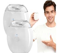 Automatic Fingernail Grinder, Universal Automatic Fingernail Grinder for Adults Seniors with Led Light & 3 Speeds Gentle Care for Grooming Home (2 Pcs)