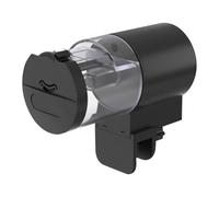 Automatic Fish Feeder, 100ml Programmable Dispenser, Timed Feeding Device, 6.69x3.94x2.76 Inches Adjustable Portion Control, Ideal for Aquarium Maintenance During Travel, Vacation