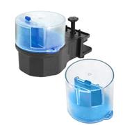 Automatic Fish Feeder, Adjustable Quiet Timed Feeding Dispenser, Small Tank Fish Food Feeder for Consistent Meal, Programmable Portion Control Feed for Granules Pellets Treats, Aquarium Feeding Device