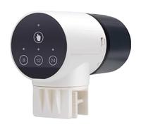 Automatic Fish Food Dispenser, Fish Food Dispenser Automatic, Small Tank Auto Feeder with 3-Speed Food Tank Dispenser, Ideal Fish Vacation Feeder for Powders and Pellets for Easy Feeding