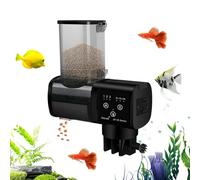 Automatic Fish Tank Feeder, Large-Capacity Aquarium Dispenser, Battery-Powered Feeding Device, Precise & Adjustable, Easy-To-Use & Durable, Pond, 6.3x2.76x4.02 Inches, 500ml