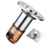 Automatic Floating Stopper, Professional Sewer Seal Guard, 4x4 Inch Drainage Valve with Rapid Flow, Way Silicone Backflow Blocker, Anti Clog Core with Magnetic Style, Floor Strainer for Bathroom