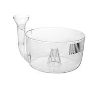 Automatic Fruit Vegetable Strainer - Fast Rinse Bowl, Hand Crank Wash Chamber, Countertop Drainage System, Outdoor Travel Food Cleaning Station | For Kitchen Camping Picnic Serving Meal S