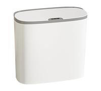 Automatic Garbage Can with Lids Motion Sensor Wall Mount Touchless | Touchless Small Trash Can for Kitchen Bedroom 12.01x11.22x5.71 Inch Infrared 800mAh Quiet Soft-Open Lid