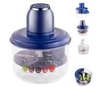 Automatic Garlic Peeler, Grape Peeling Machine, 2025 New Automatic Small Fruit, Rechargeable Commercial Smart Fruit Machines for Grapes, Garlic, Tomato, Cherry (Blue-new)